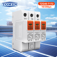 TOMZN T1T2 SPD DC 1000V 1200V 8/20μs 20-50kA 10/350μs 7kA House Surge Protector Protective Low-voltage Arrester Device For PV