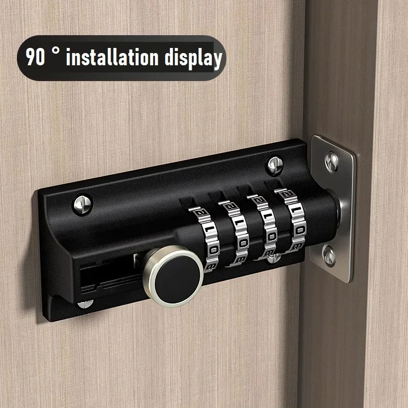 Password Bolt Lock Outdoor Waterproof Door Buckle Wooden Door Safety Locks Anti-theft Password Lock Buckle Digital Door Lock