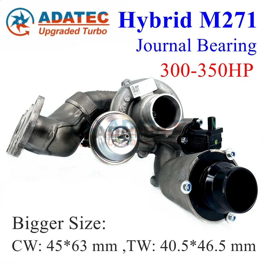 Hybrid M271 A271 Turbo 300-350HP A2710903680 RHF4 Upgrade Turbo Charger A2710903480 Turbine for Mercedes Car E-Klasse 250 Blue E