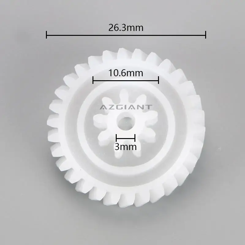 ชุดเกียร์ภายในมอเตอร์ควบคุมล็อคฝาถังน้ำมันรถยนต์ AZGIANT อะไหล่ความแม่นยำสูงสำหรับ Honda Fit เปลี่ยนอะไหล่ซ่อมบำรุง