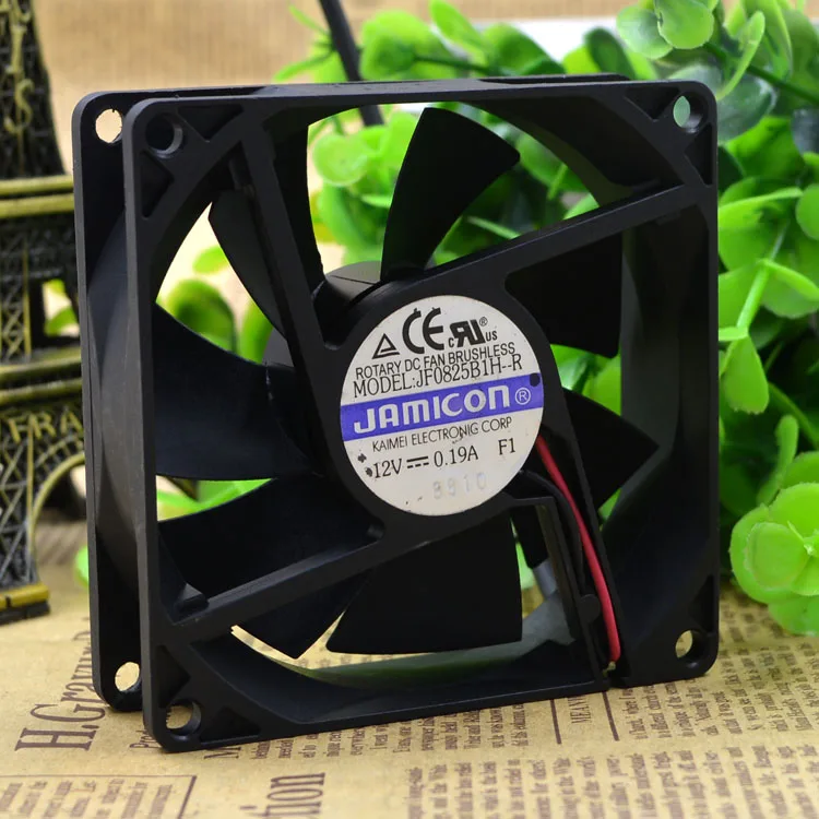 ORIGINAL JAMICON8025 JF0825B1H--R DC12V 0.19A VENTILADOR de REFRIGERAÇÃO