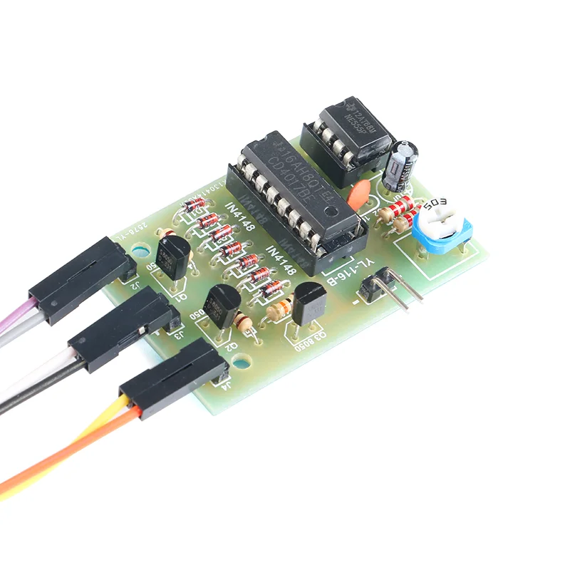 5pcs CD4017 + ne555 flash light, electronic production kit, electronic DIY production kit