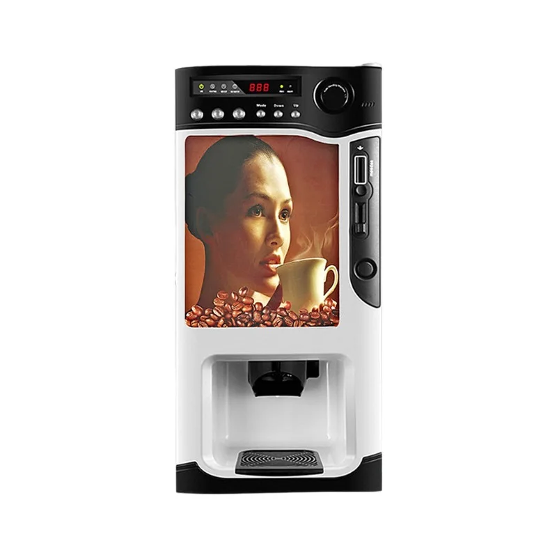 Commercial coffee vending machine Milk tea all-in-one machine Italian beverage Instant convenience store No one sells