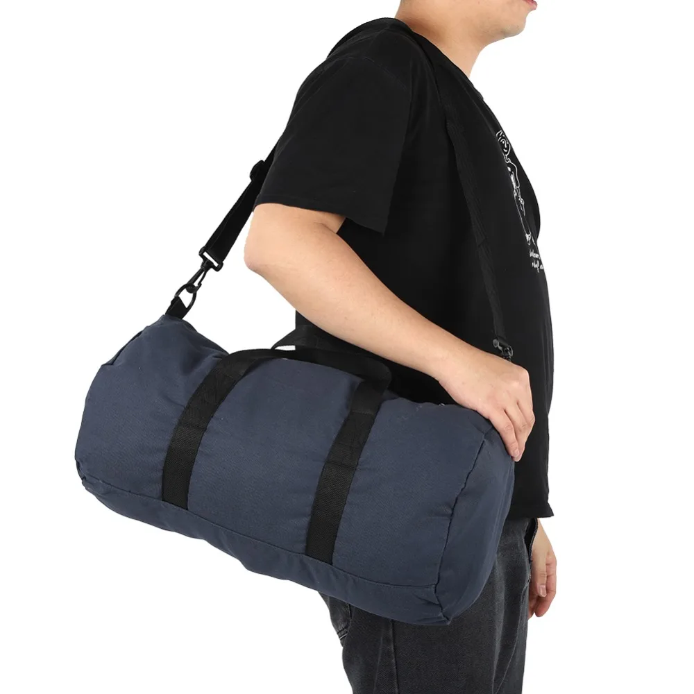 

Durable Canvas Duffle Bag Portable Single Shoulder Sports Bag Travelling Bag Sports Activities