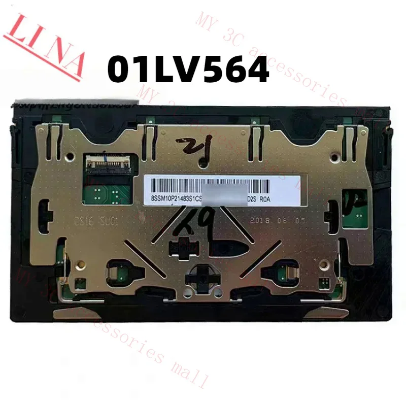 Original Glass Material Touchpad 01 LV563 01 LV564 01 LV565 SM10P21481 SM10P21483 For Lenovo Thinkpad X 1 Carbon 5th Gen Laptop