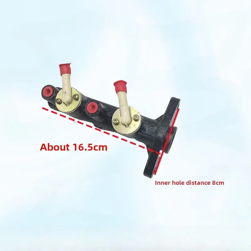 High Quality Motorcycle Brake Master Cylinder Oil Pump Assembly Compatible with Zongshen 150 Loncin 22.22 Tricycle Parts 2