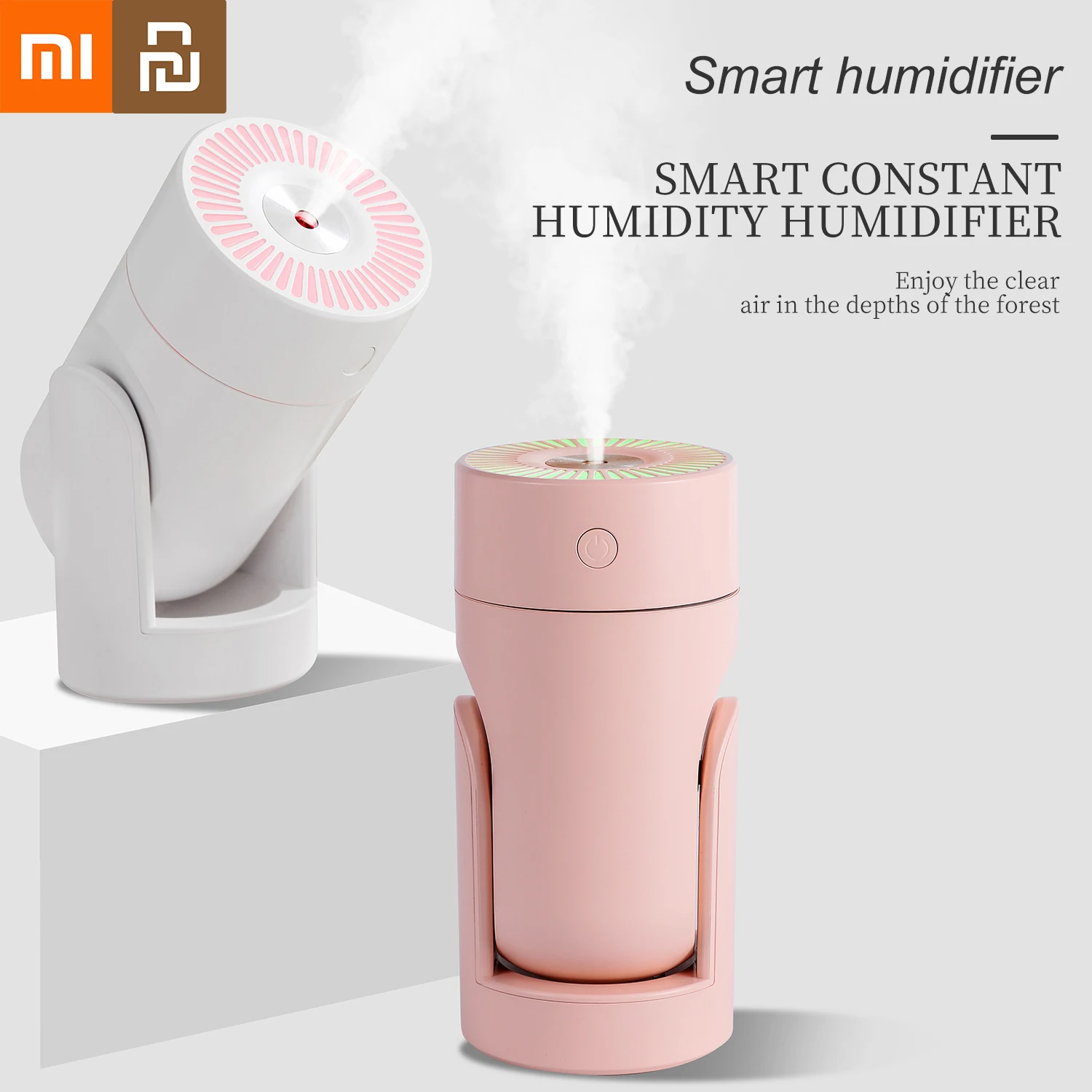 Xiaomi-humidificador de aire Youpin, difusor de Aroma recargable por USB, generador de niebla ultrasónico, nebulizador ajustable, Mini fabricante de niebla para el hogar