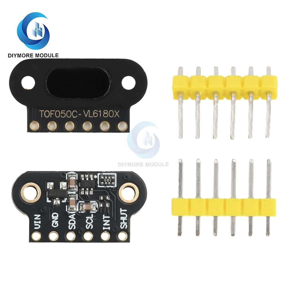 TOF050C 400C Distance Sensor Module ToF IIC Output Distance Sensor 50CM/4M VL6180X VL53L1X for Arduino STM32 with Optica