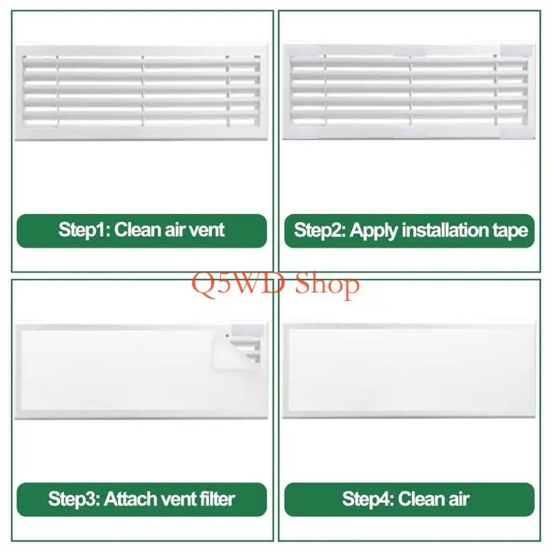 Q5WD Electrostatic Precipitator Cell Filter for Remove Oil Fume Dust Restaurant Kitchen Ionization Cleaner Air Purifications