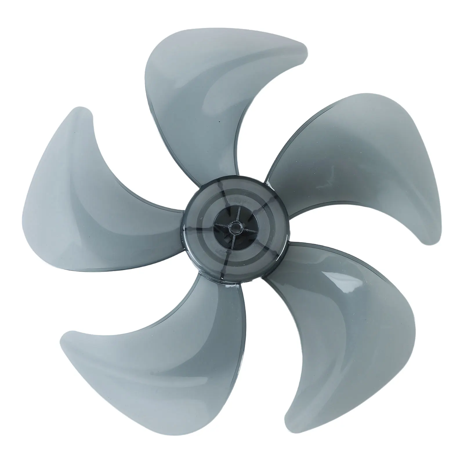 12/14/16/18 Inch Household Plastic Fan Blade Five Leaves With Nut Cover For Pedestal Household Fans Standing Fans Table