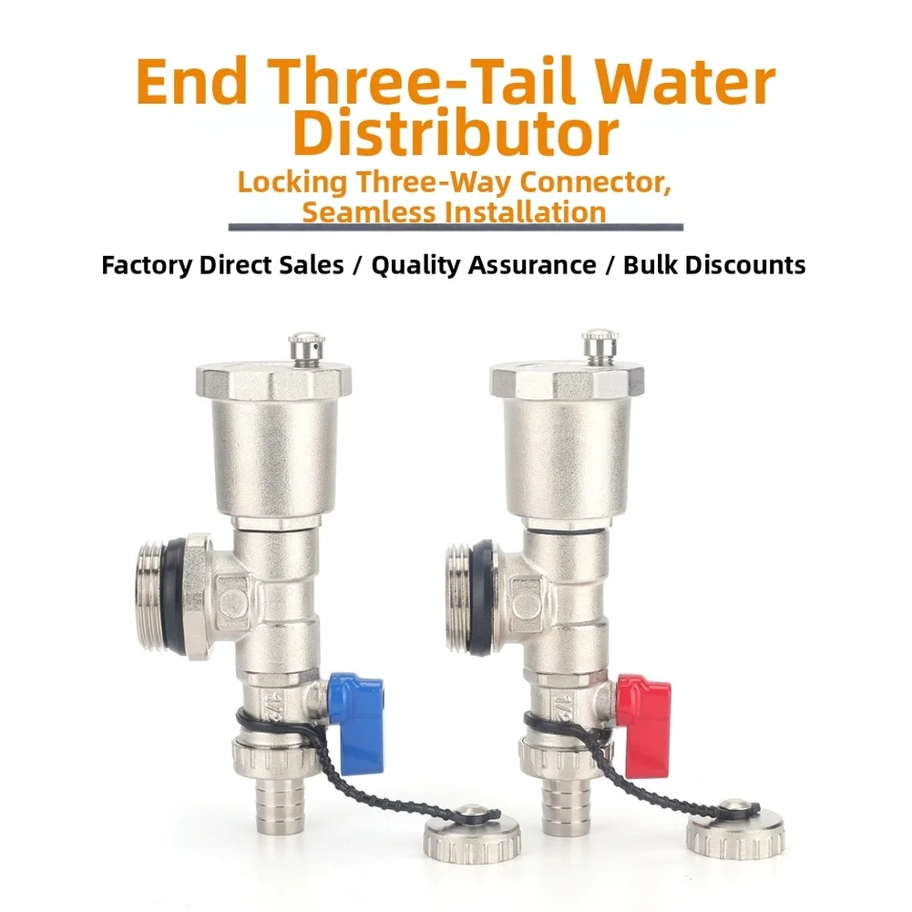 Brass DN25 1 Inch Automatic Air Release Valve Three Piece Set FOR For exhaust Function in Closed Loop Hydraulic Systems