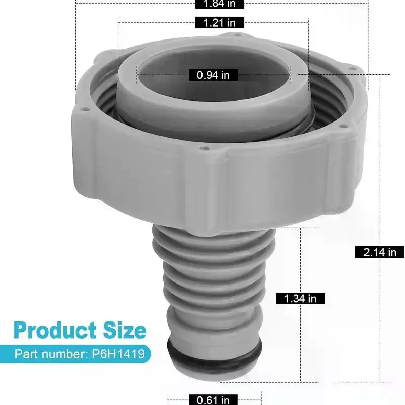 For Bestways P6H1419 Swimming Pools Drain Valves Connector For Drainage Pool Filter Backwash Lines Waste Port