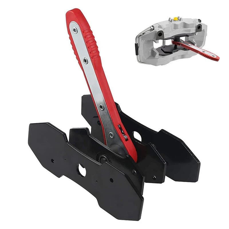 Car Press Automobile Ratchet Brake Piston Spreader Caliper Pad Portable Install Tool For Most Large Trucks