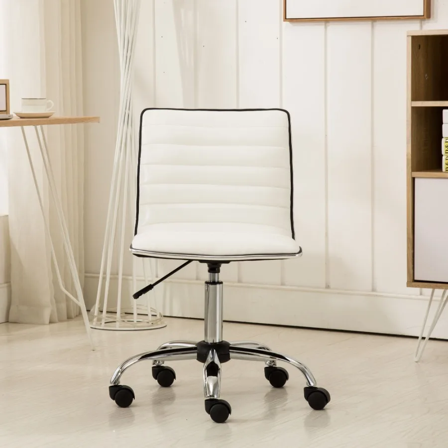 Fremo Chromel Adjustable Air Lift Office Chair White
