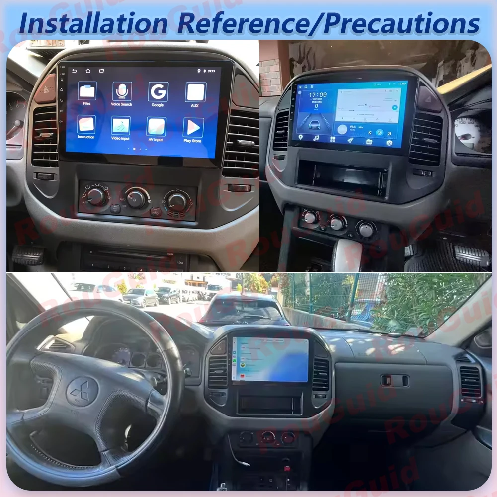 Carplay Car Radio Autoradio For Mitsubishi Pajero 3 V70 V60 1999 - 2006 Video Multimedia Player DSP 5G Touch Screen Navigation