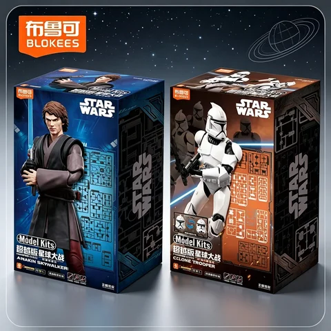 Blokees Star War Champion Class Model Kits Anakin Skywalker Clone Trooper Action Figure Collectible Toys Anime Figures Toys
