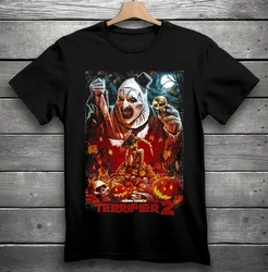 Terrifier 2 Movie Horror t-shirt Black Art the Clown damian Leone