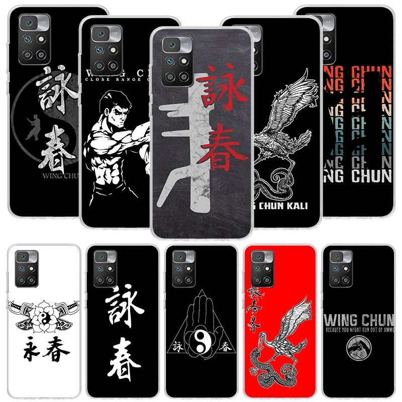 Wing Chun Kung Fu Phone Case For Xiaomi Redmi 12 12C 10 10C 9 9C 9A 9T Prime 8A 8 7A 7 6A 6 Pro K40 K20 S2 Art Gift Cover Coque