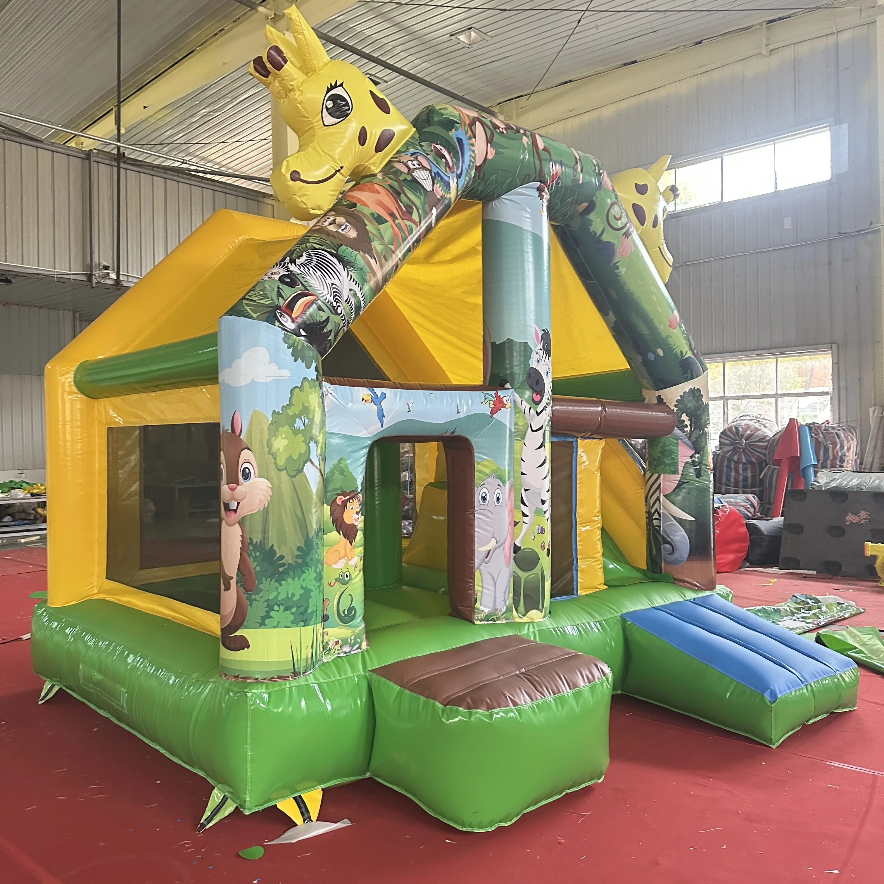 Inflatable Bouncy Castle, 4m*4 - Kids Outdoor House ulasan dan harga