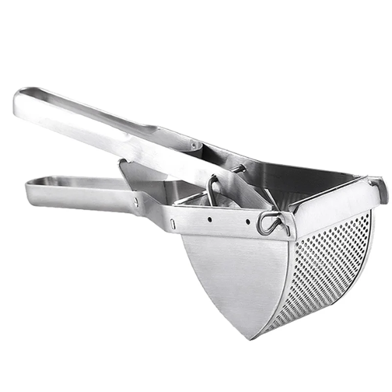 

ABBY-Mashed Potato Masher DIY Potatoes Stainless Steel Potato For Baby Food Fruit Vegetable Juicer