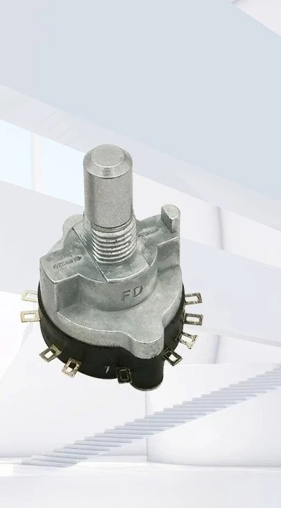 8D electronic rotary band switch shaft selection rate 3 gears 4 gears 5 gears
