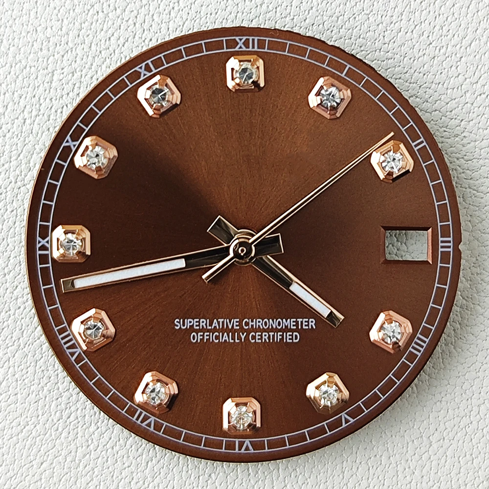 28.5mm NH35 dial Dial diamond nh35 Watch Dial Modified Dial for NH35/NH36 Automatic Movement Watch accessories