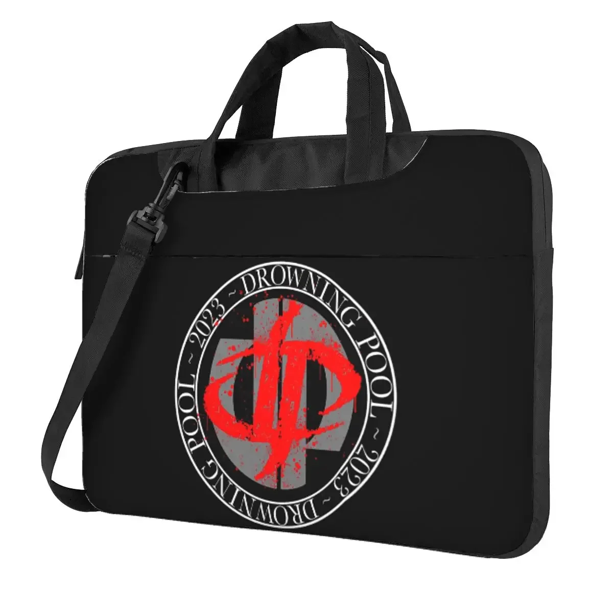 

Drowning Pool Crossbody Laptop Bag Case Computer Bag Resistant Protective Notebook Pouch for Macbook Pro Lenovo