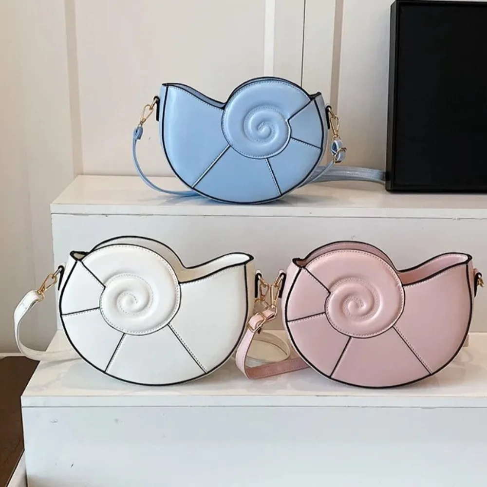 

Crossbody Shoulder Bag Creative Snail Bolsos De Mujer Small Circular Sac Femme Personalized Bags for Woman 2025 New Bolso