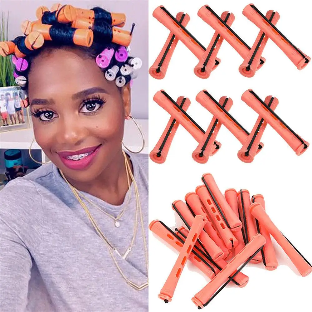 Elastic Rubber Band Care Hair Perm Rollers Harmless to Hair Professional Curling Maker DIY Hair Cold Wave Rod Women Lady Girl