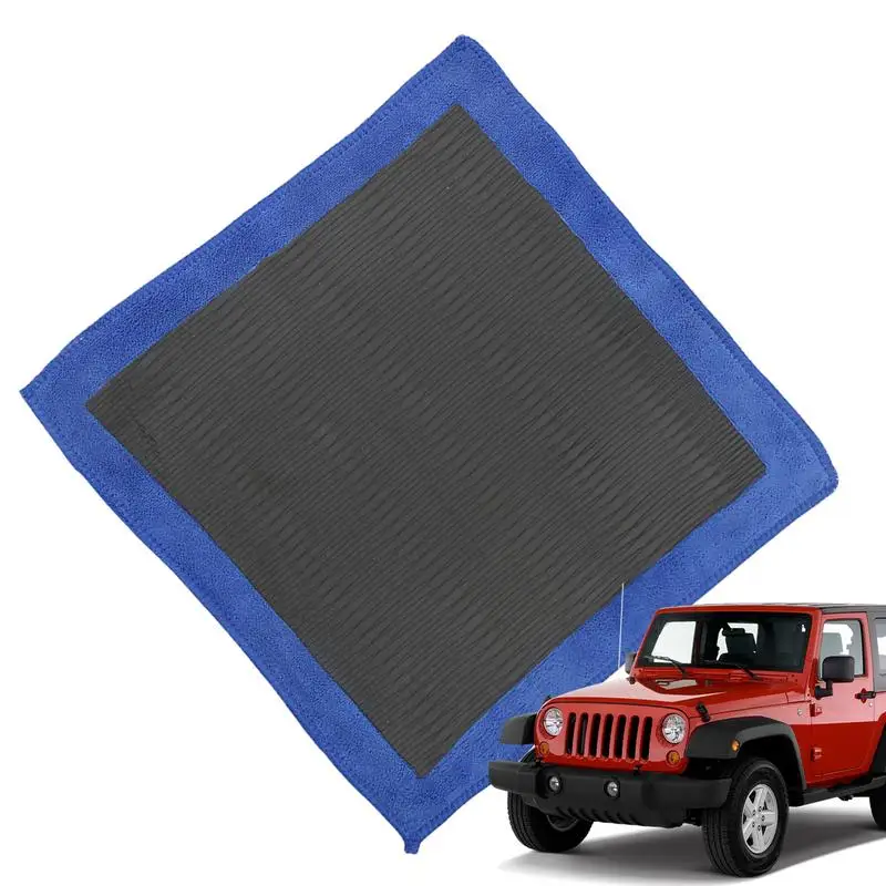 Serviette de livres de voiture réutilisable, grill en argile magique pour les détails de voiture, puissance de fer remodelée, lavage de véhicule, chiffons de polissage