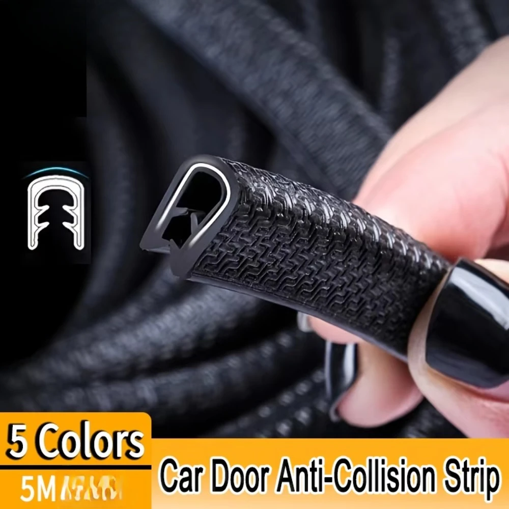 5/10M Universal Car Door Edge Protector Guard U Shape Edge Seal Strip Auto Door Protector Car-styling Accessories