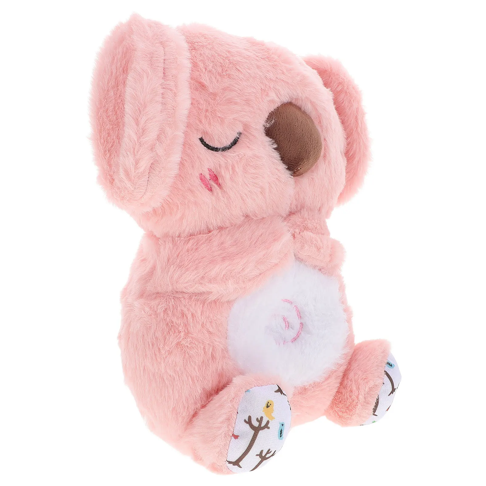 Breathing Koala Bear Soothing Sleep Companion Newborn Infant Builtin Music Portable Soft Comfort Soothing