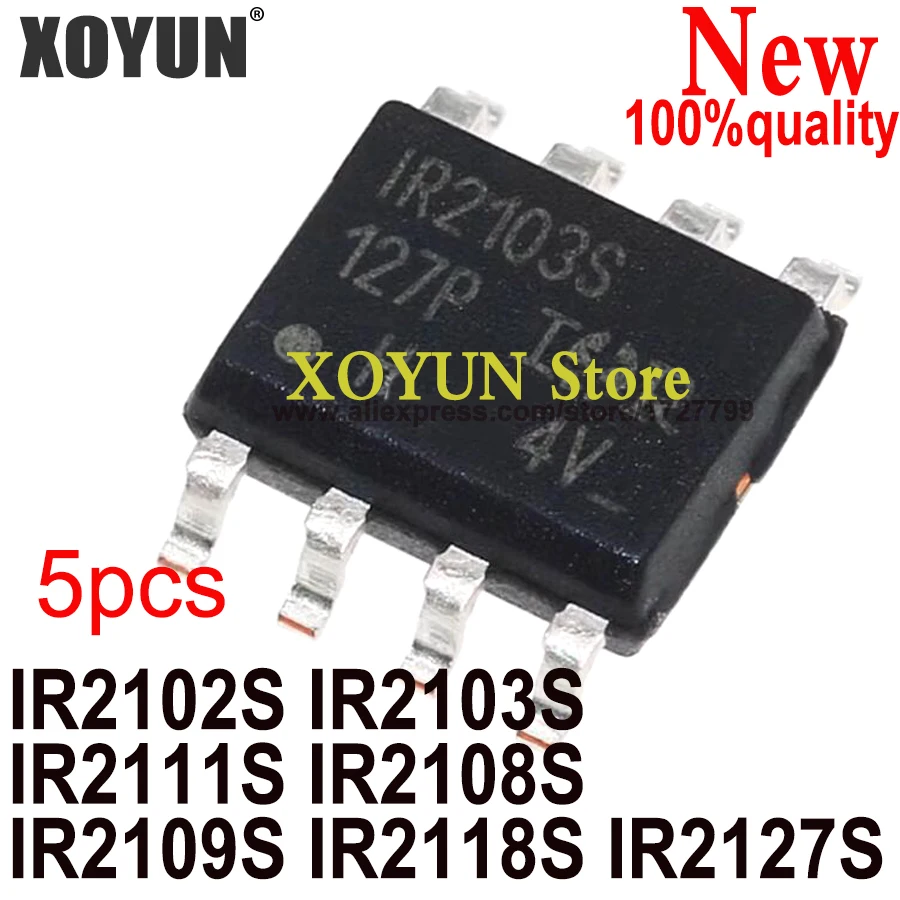 (5piece)100% New IR2102S IR2103S IR2111S IR2108S IR2109S IR2118S IR2127S sop-8