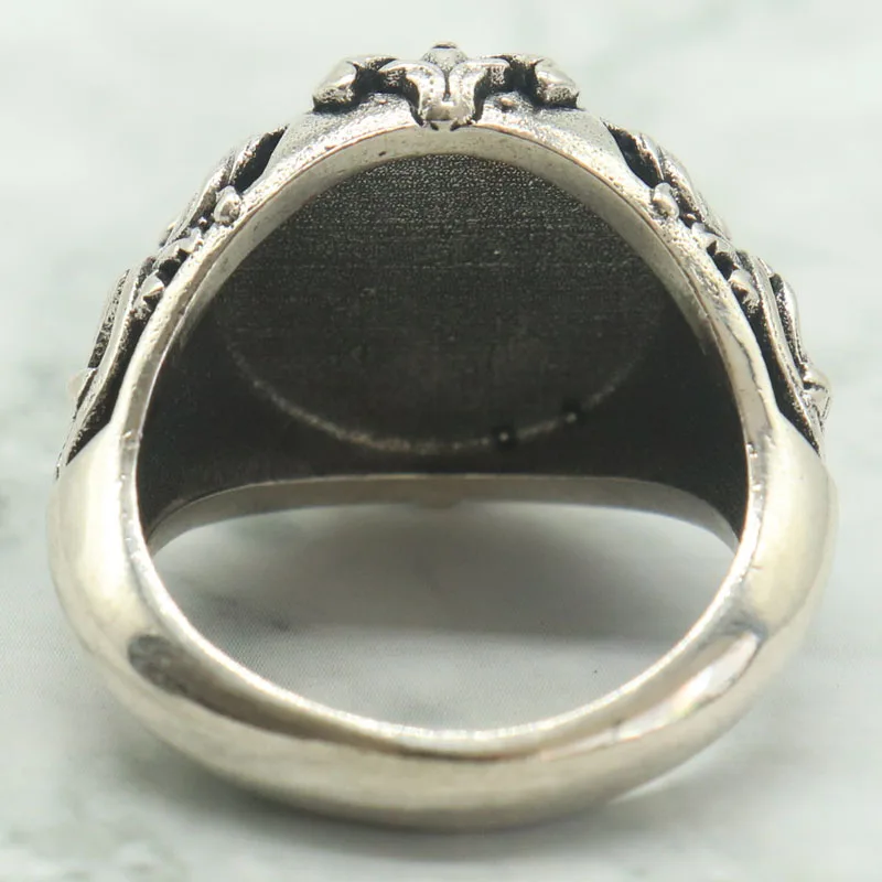 Buy 3 Get 1 Free Silver Rings inscribed Agnus Dei the lamb symbol engraves the core of redemption through Christ's sacrifice