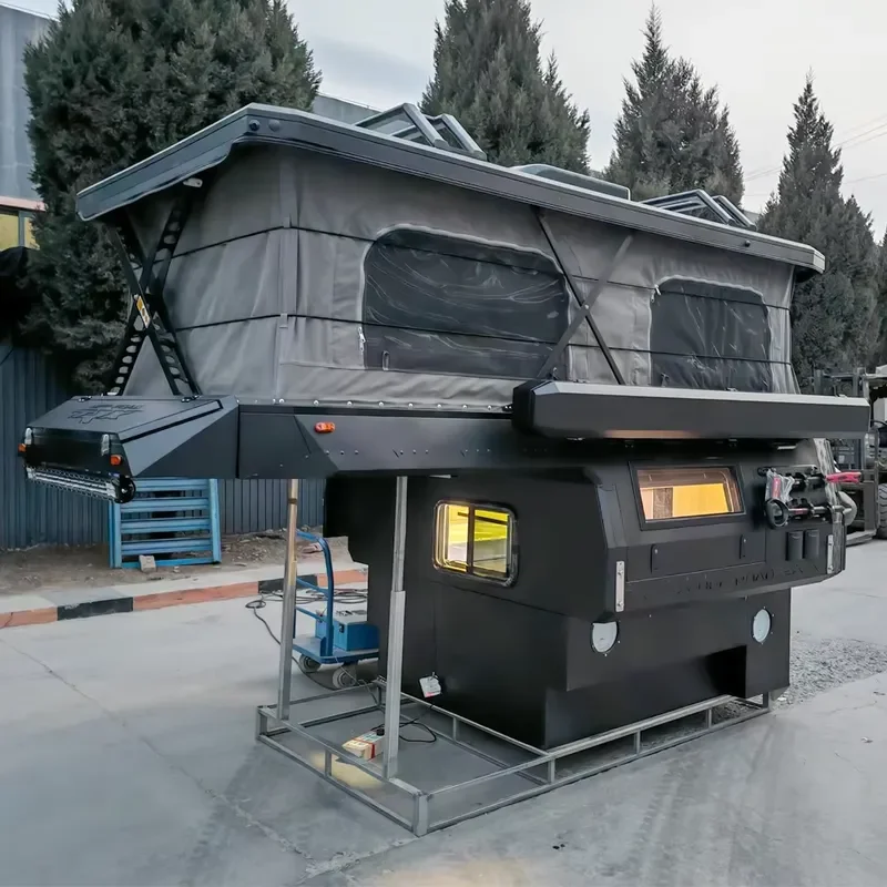 Mobile Motorhome Caravan Trailers With Toilet Camper Mini Camper Off Road Travel Camper RV Trailer