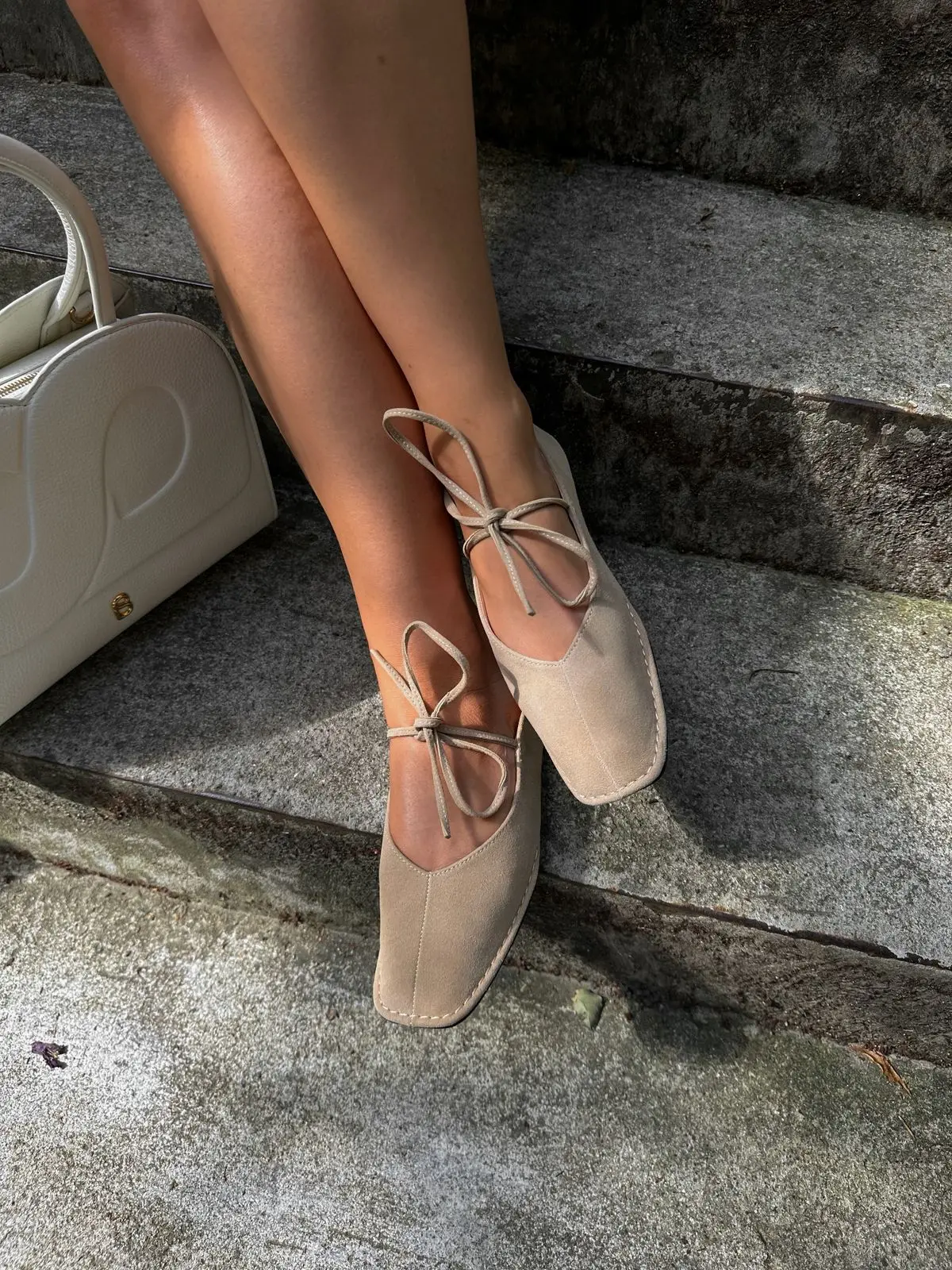 موضة جديدة ساحة تو ماري جينس السيدات الشقق الانزلاق على الأحذية في الهواء الطلق الإناث فراشة عقدة الأحذية لوليتا النساء أحذية مسطحة #5