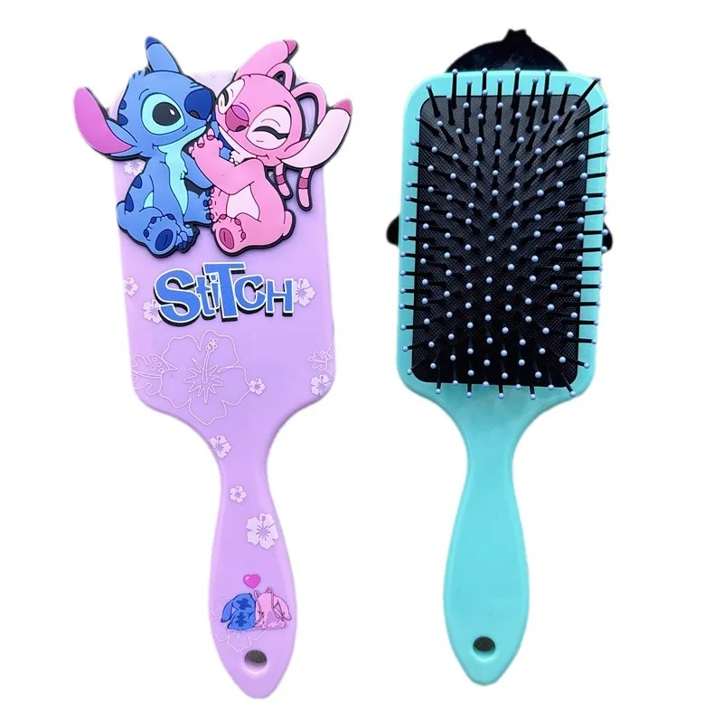 Disney Stitch Air Cushion Comb MINISO Anime Cartoon Cute Household Items Kawaii Massage Comb Fashion Girl&Child Holiday Gifts