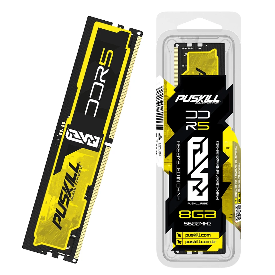 メモリー PUSKILL DDR5 4800mhz 16GB PUSKILL FUSE DDR5 Desktop Memory RAM 32GB 16GB 8GB 1.1V 4800MHz