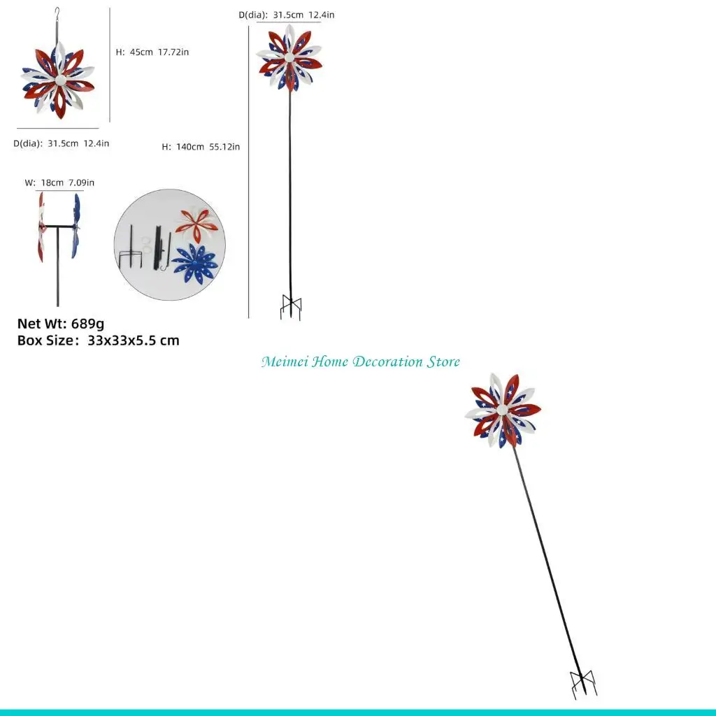 

Прибор ветрянки металла Х7БФ прочный с яркими шагами для ландшафтного расположения двора