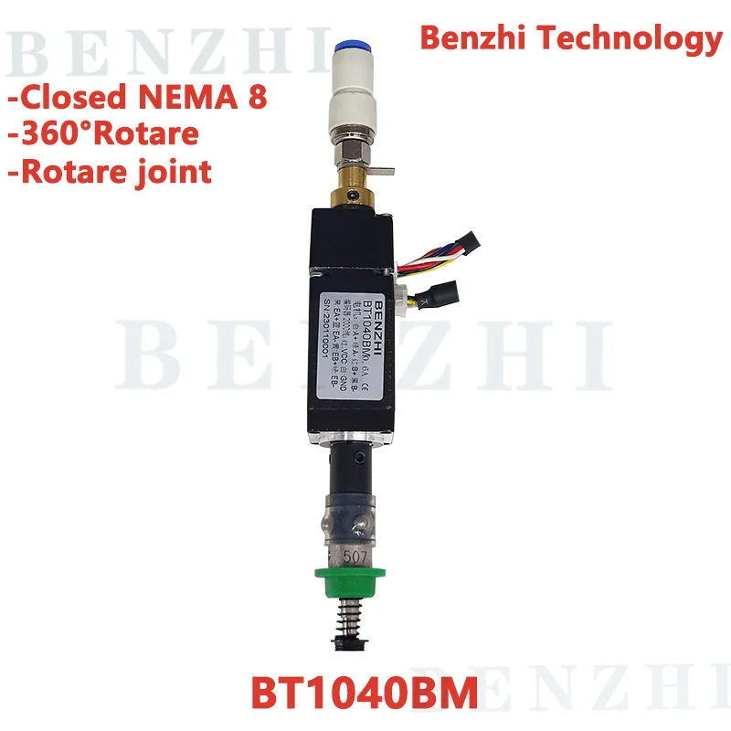 BT1040BM SMT HEAD Closed Nema8 hollow shaft stepper for pick place head SMT DIY mountor 5mm special connector nozzle