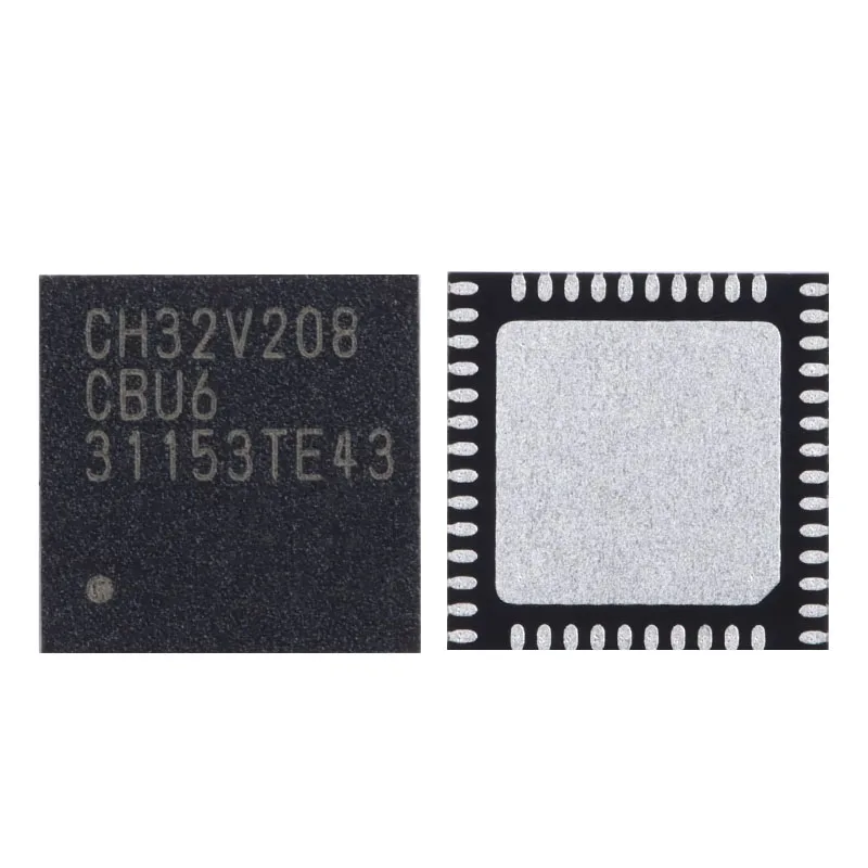 1-50PCS CH32V208CBU6 QFN-48 CH32 V208CBU6 208CBU6 CH32V208 CBU6 RISC-V4C Core144MHz 32-bit Microcontroller -MCU