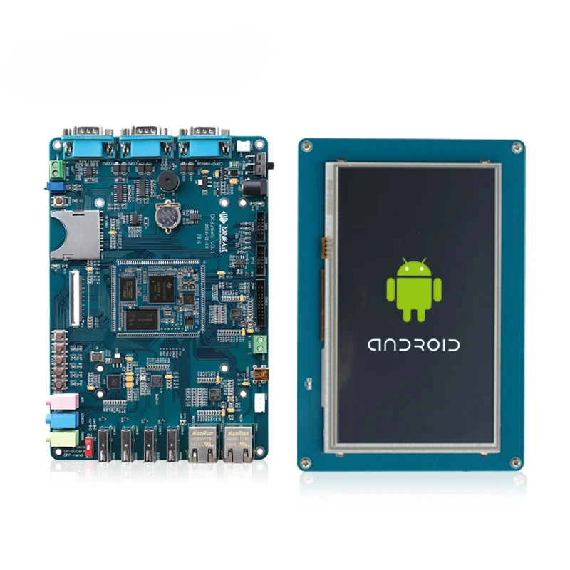 

Development Board AM3354 Embedded System Android Mini PC with Two LAN and 7'' TFT capacitive LCD 1G NAND optional