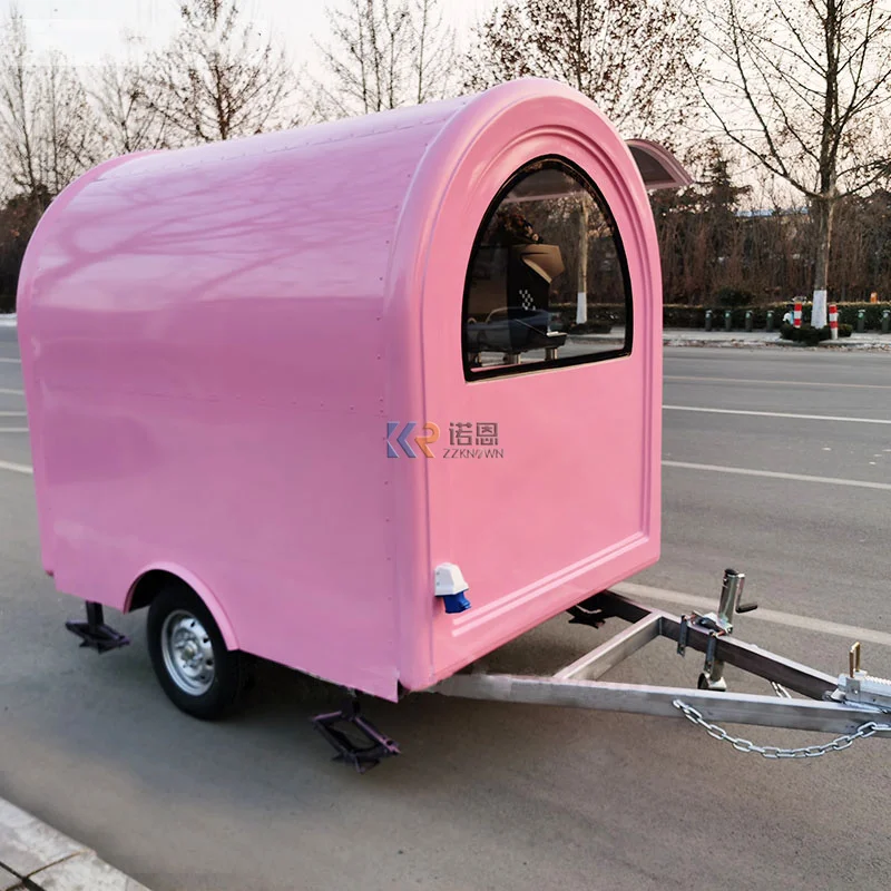 Low Price Ice Cream Cart Fruit Snack Food Truck Mobile Restaurant 2.2m Mobile Food Trailer Mini