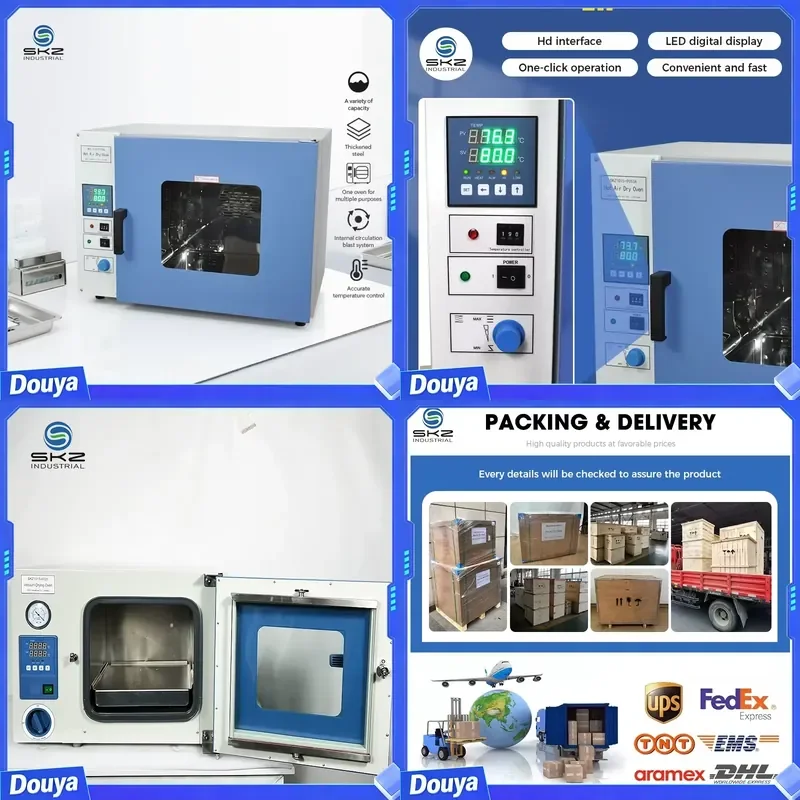 SKZ1015 300 Degree Drying Oven Dry Heat Sterilizer Oven with Optional LCD Program Controller & Printer for Lab Industrial Use