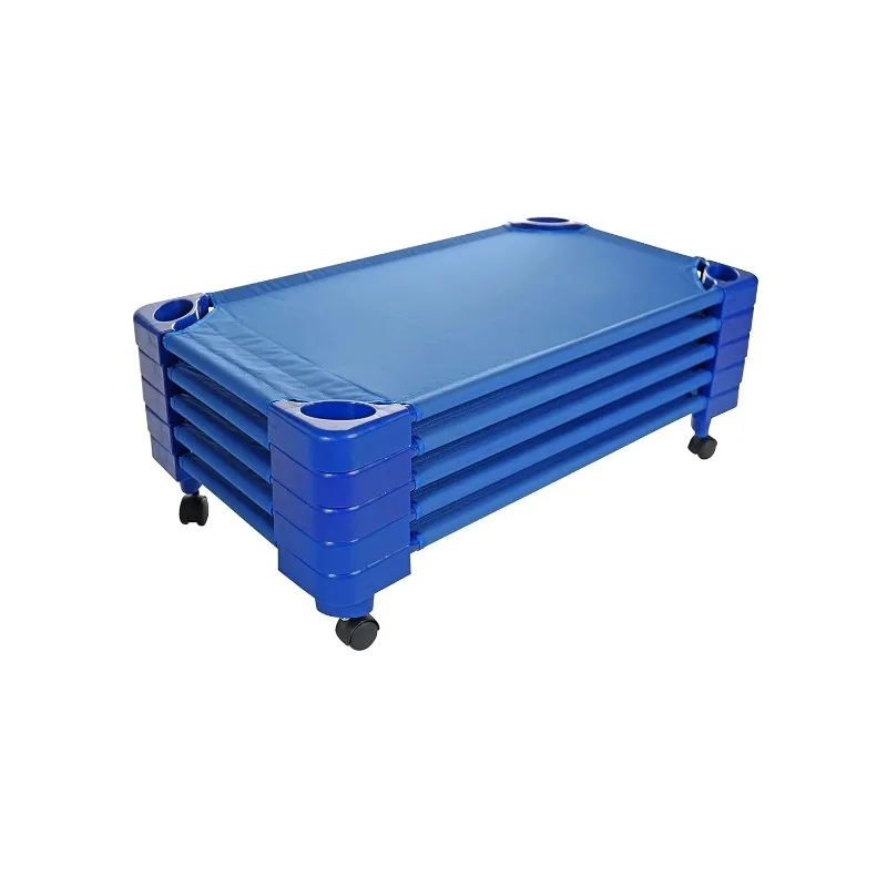 

Stackable Standard Naptime Cot, Blue (Set of 5)