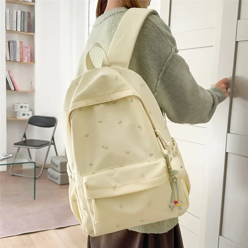 

Нейлоновый универсальный молодежный дизайн, школьный рюкзак большой вместимости, милые школьные сумки, лидер продаж 2026, легкие роскошные повседневные рюкзаки