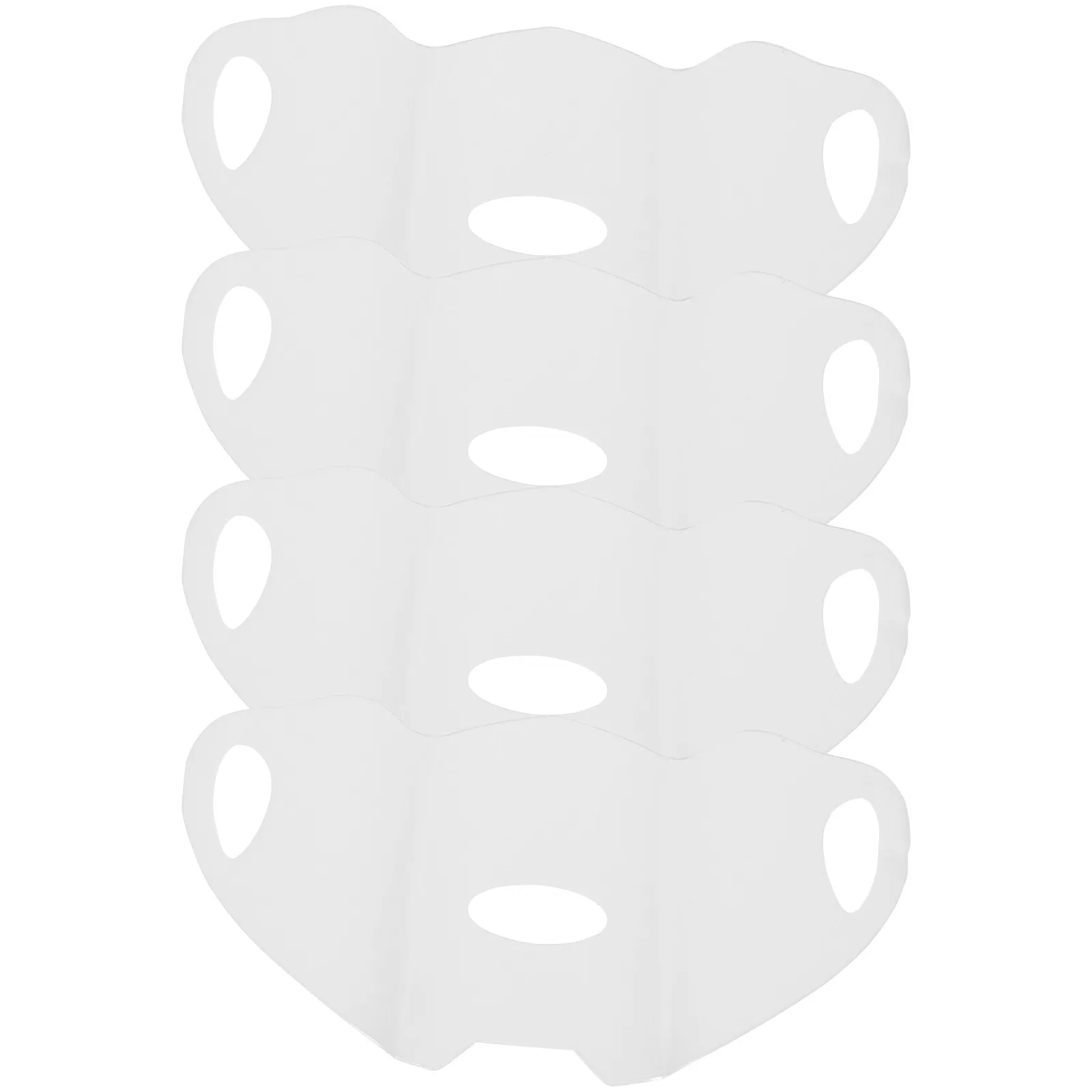 

4 шт. увлажняющие гелевые маски для лица, активируемые водой, для защиты от солнца, для активного отдыха и гольфа