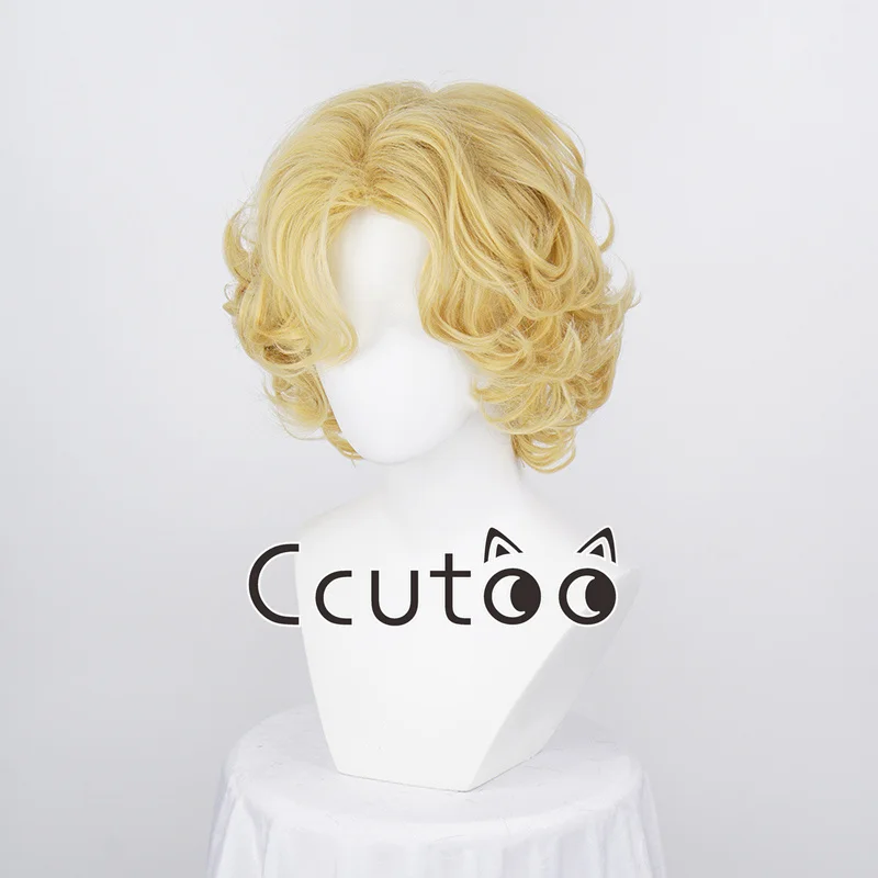 Marilyn Monroe Wigs Blonde Short Curly Synthetic Hair Cosplay Wigs Women Party Wigs