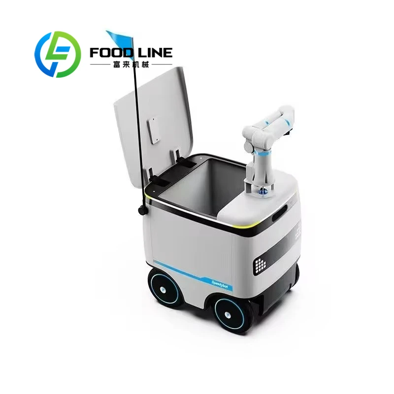 Customized Smart Delivery Robot 100KG Payload IP54 Rated Mobile Base Hotel Food Delivery