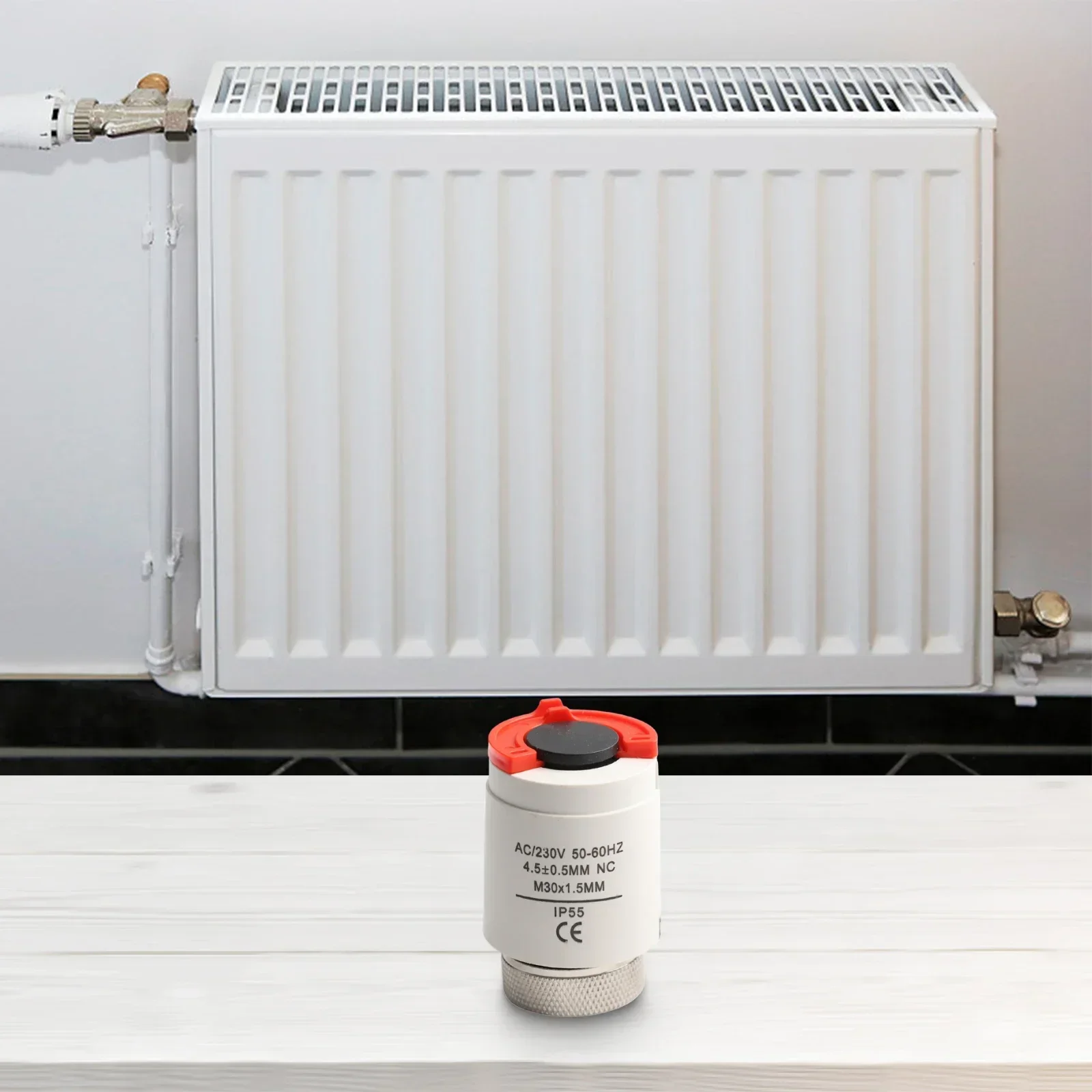 

Привод электрического отопления для жилых помещений Клапан подогрева пола M30x1,5 Технические характеристики Номинальное давление 1,6 МПа